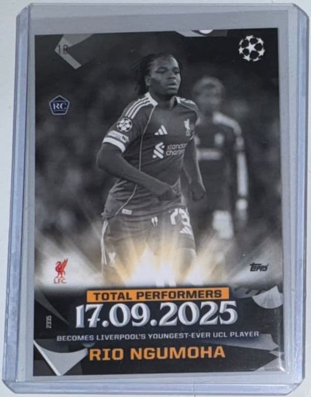 2025-26 Topps Total Football Total Performers #2335 Rio Ngumoha Rookie Card (RC) /10