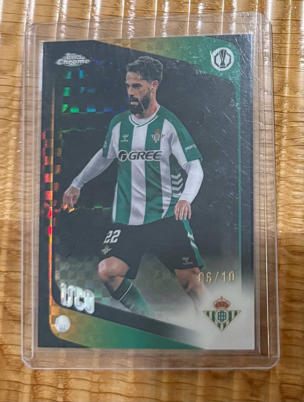2020-21 Topps Chrome UEFA Champions League #22 Isco /10